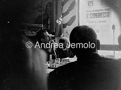 Italian Comunist Party Discussion in preparation of the 10th Congress in the section of the San Lorenzo district | Andrea Jemolo