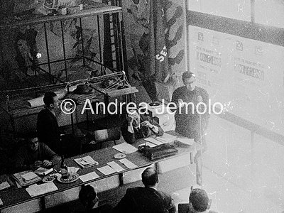 Italian Comunist Party Discussion in preparation of the 10th Congress in the section of the San Lorenzo district | Andrea Jemolo