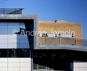 Town hall of Fiumicino Detail of the front west  | Andrea Jemolo