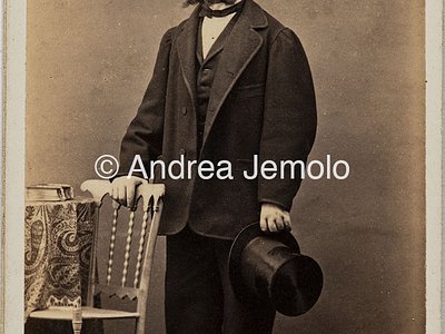  Portrait of a gentleman with a moustache | Andrea Jemolo