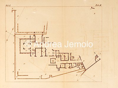 Archaeological National museum Map of the Villa of Cicero | Andrea Jemolo