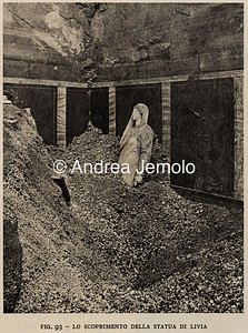  Villa of the Mysteries - View of the excavation with the discovery of the statue of Livia | Andrea Jemolo