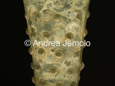 Museo Archeologico Nazionale Bicchiere con decorazione a piccoli globi - vetro soffiato, Pompei | Andrea Jemolo
