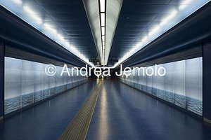 Subway Station Toledo Olas i light box “del mare” | Andrea Jemolo