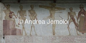 Church of Saint Vigilius of Trent Danse Macabre - Detail, fresco | Andrea Jemolo