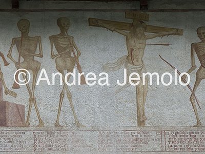 Church of Saint Vigilius of Trent Danse Macabre - Detail, fresco | Andrea Jemolo