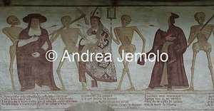 Church of Saint Vigilius of Trent Danse Macabre - Detail, fresco | Andrea Jemolo