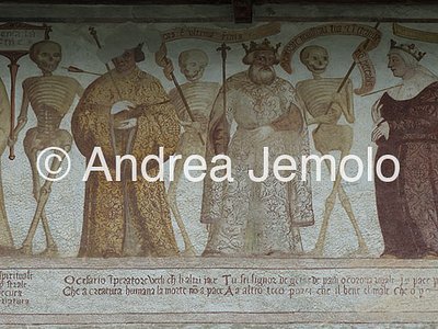 Church of Saint Vigilius of Trent Danse Macabre - Detail, fresco | Andrea Jemolo
