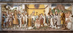 Church of Saint Stephen The legend of Charlemagne, fresco | Andrea Jemolo