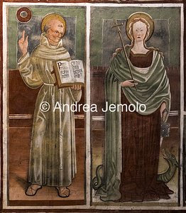 Chiesa di Santo Stefano San Bernardino da Siena e Santa Marta, affresco | Andrea Jemolo
