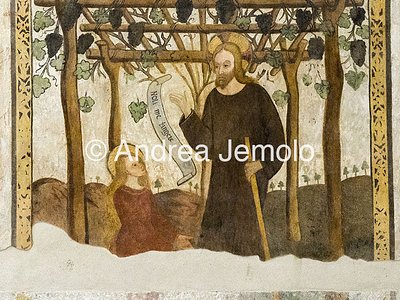 Church of Saint Vigilius of Trent Noli me tangere, fresco | Andrea Jemolo