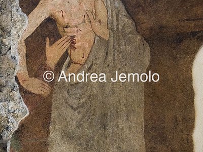 Chiesa di San Vigilio L'incredulità di San Tommaso, affresco | Andrea Jemolo