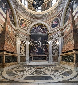Basilica di Santa Maria del Popolo Cappella Chigi - Visione d' insieme | Andrea Jemolo