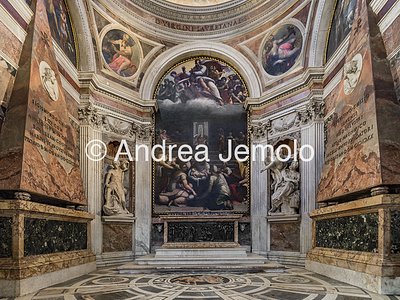 Basilica di Santa Maria del Popolo Cappella Chigi - Visione d' insieme | Andrea Jemolo
