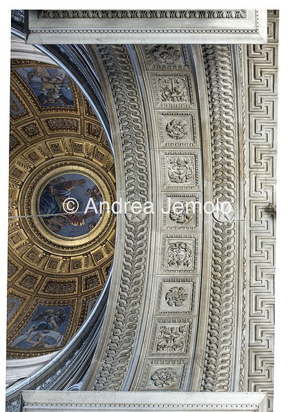 Basilica di Santa Maria del Popolo Cappella Chigi - Volta dell'ingresso | Andrea Jemolo