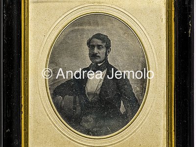  Portrait of  man dressed elegantly - Daguerreotype | Andrea Jemolo
