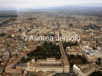 Palazzo del Quirinale Fotografia aerea | Andrea Jemolo