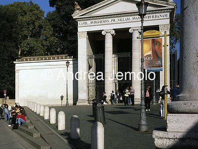 Restyling of piazzale Flaminio Towards the propylaea of Villa Borghese | Andrea Jemolo