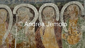 Chiesa riformata di Fex-Crasta Quattro Apostoli - affresco | Andrea Jemolo