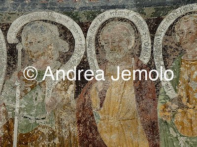 Reformed Church of Fex-Crasta Four Apostles - fresco | Andrea Jemolo