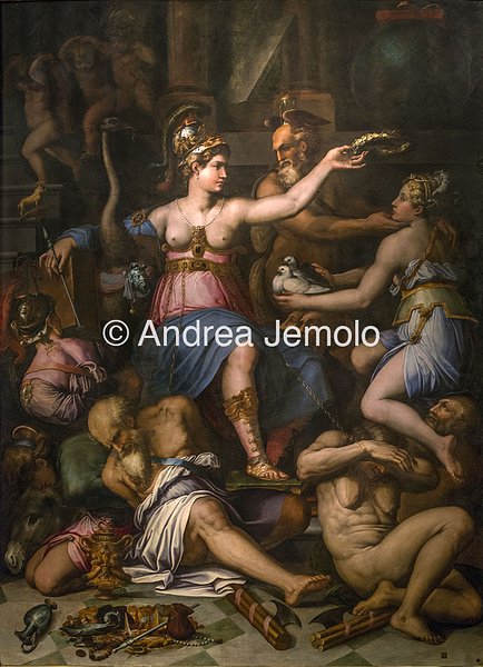 Museo di Capodimonte L'Allegoria della Giustizia, dipinto olio su tavola | Andrea Jemolo