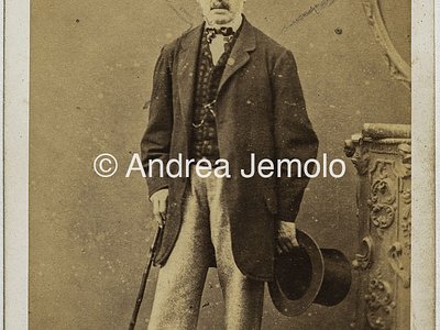  Portrait of a gentleman with a moustache | Andrea Jemolo