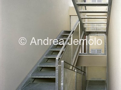 Housing buiding in via Orsini - Detail Staircase | Andrea Jemolo