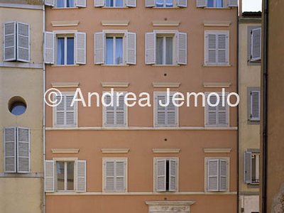Housing buiding in via Orsini - Detail West front | Andrea Jemolo