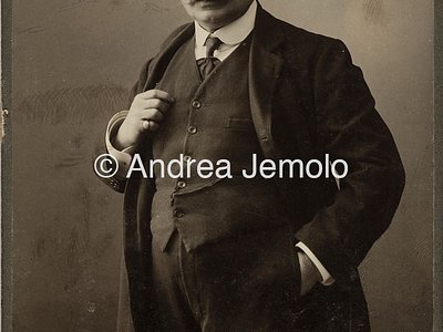  Portrait of man with big mustache | Andrea Jemolo