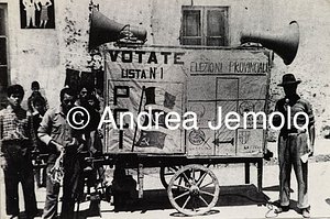 Partito Comunista Italiano Iniziativa del Partito comunista Italiano per la campagna elettorale in Puglia | Andrea Jemolo