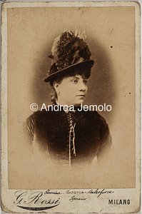  Ritratto della cantante lirica Annina Mazzara de Balzofiore | Andrea Jemolo