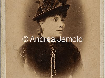  Portrait of the opera singer Annina Mazzara de Balzofiore | Andrea Jemolo
