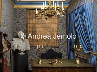 Palazzo Carignano - Museum of the Risorgimento Reconstruction of the ministerial studio of Camillo Benso, Count of Cavour with original furnishings | Andrea Jemolo