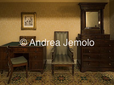 Palazzo Carignano - Museum of the Risorgimento Reconstruction of the room in which Charles Albert died in exile in Porto with original furnishings | Andrea Jemolo