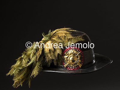 Palazzo Carignano - Museum of the Risorgimento Bersagliere cap with feathers by General Alessandro La Marmora. | Andrea Jemolo
