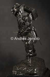 Palazzo Carignano - Museo del Risorgimento Bersagliere all’attacco, bronzo | Andrea Jemolo