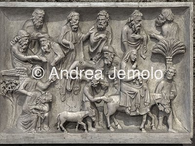 Museo Nazionale di San Matteo Pulpito - La fuga in Egitto | Andrea Jemolo