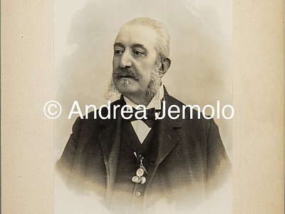  Portrait of a gentleman with a moustache | Andrea Jemolo