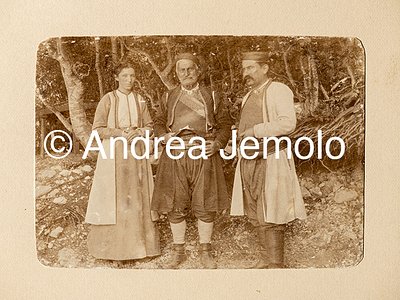  Photo of three inhabitants of Crkvice in their traditional clothes | Andrea Jemolo
