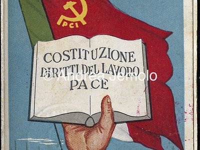 Italian Comunist Party Membership card of the Italian Communist Party of 1957 | Andrea Jemolo