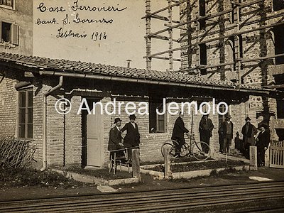  Construction of houses for railway workers in the San Lorenzo district in Rome | Andrea Jemolo