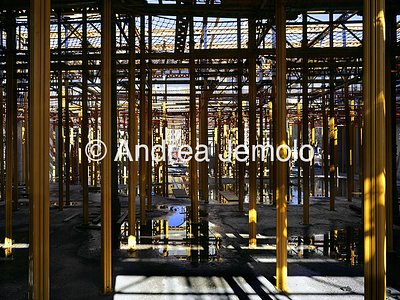 MAXXI - National Museum of the Arts of the XXI century First structures of the MAXXI construction site | Andrea Jemolo