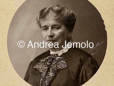  Signed portrait of a Roman lady | Andrea Jemolo