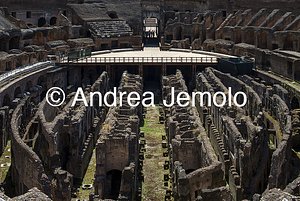 Colosseo Sotterranei dell'arena ellittica | Andrea Jemolo