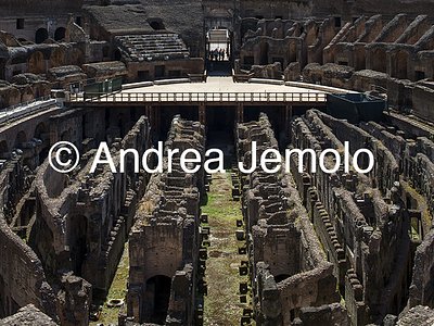 Colosseo Sotterranei dell'arena ellittica | Andrea Jemolo