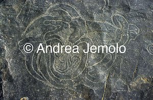  Graffiti, incisioni rupestri, oasi di Iherir, Tassili n’Ajjer, Tadart Rouge | Andrea Jemolo