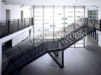 Town hall of Fiumicino Staircase in the atrium of entrance | Andrea Jemolo