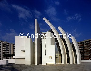 Chiesa Dio Padre Misericordioso / Dives in misericordia Abside - Cantiere | Andrea Jemolo