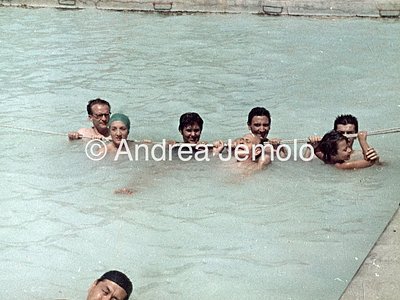 Italian Comunist Party Enrico Berlinguer by the pool | Andrea Jemolo