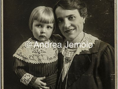 Portrait of a woman with her son | Andrea Jemolo